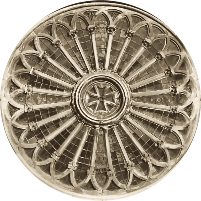 Il rosone del Duomo di Modena